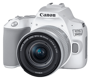 Canon EOS 200D Mark II White + EF-S 18-55mm f/4-5.6 IS STM