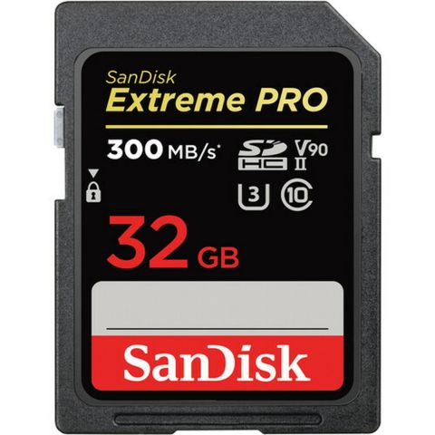 SanDisk Extreme Pro SDXC 32GB 300MB/S UHS-II U3