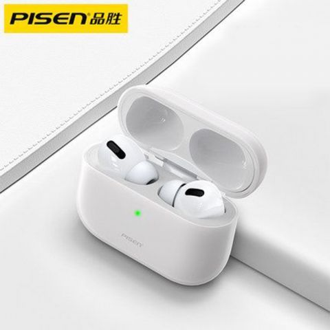 PISEN Airpods Pro Liquid Silicone Protective Case-Transparent