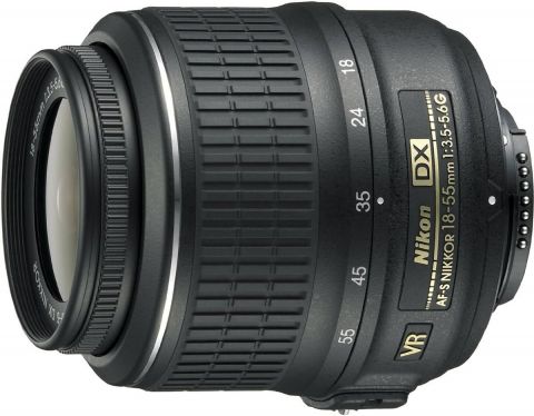 Nikon 18-55mm f/3.5-5.6G AF-S DX VR Nikkor Zoom Lens