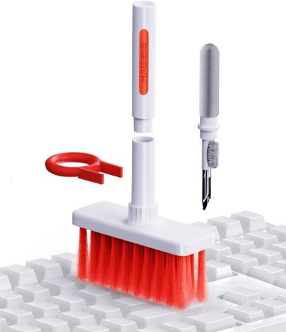 Hagibis Cleaning Soft Brush Keyboard Cleaner-Red