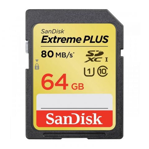 SanDisk Extreme (Plus) SDXC UHS-I 80MB/s 