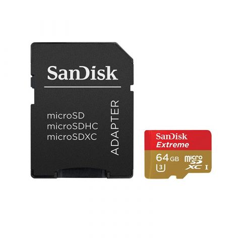 SanDisk Extreme microSDXC Class 10 UHS-I U3 100mb/s 64GB 