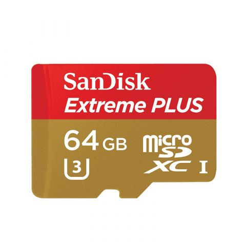 SanDisk Extreme (Plus) microSDXC Class 10 UHS-I 80MB/s 64GB