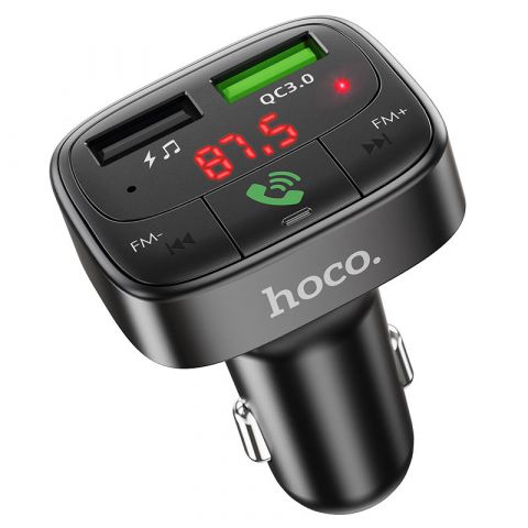 HOCO Car charger “E59 Promise” QC3.0 BT FM transmitter