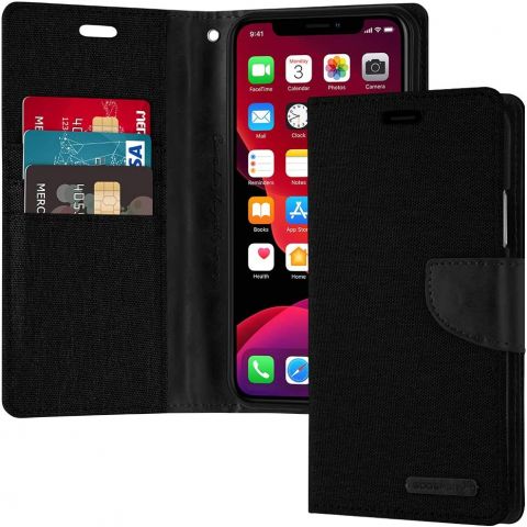 iPhone 12/12 Pro Sonata Wallet Case Black