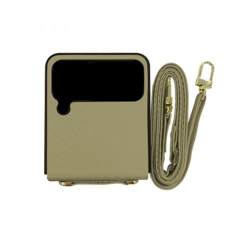 GooseBox Galaxy Z Flip 4 Aramid Case-Gold