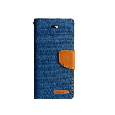 iPhone 16 Pro Canvas Wallet Case Blue