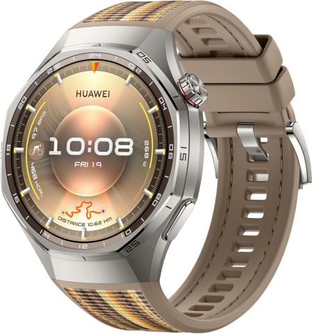Huawei Watch GT 6 Pro 46mm Smart Watch - Brown / Composite Woven Strap