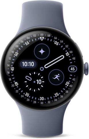 Google Pixel Watch 4 45mm Bluetooth/WiFi Smart Watch-Satin Moonstone with Moonstone Band