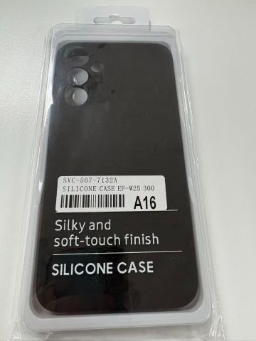 Samsung Galaxy A16 Silky Silicone Case Black
