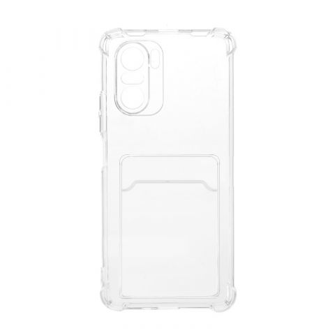 Xiaomi POCO F3 Card Holder Clear Protective Case