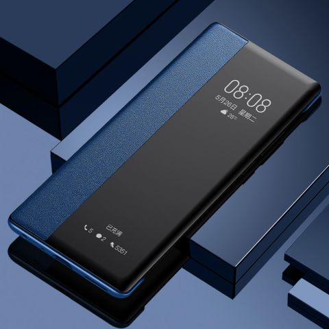 OnePlus 10 Pro Smart View Flip Case-Blue