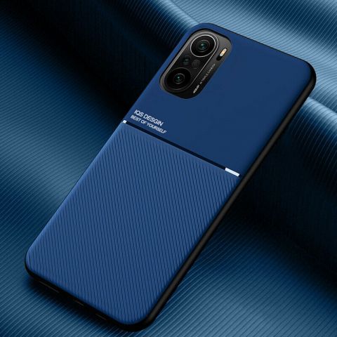 Xiaomi POCO F3 IQS Design Fashion Silicone Case-Blue