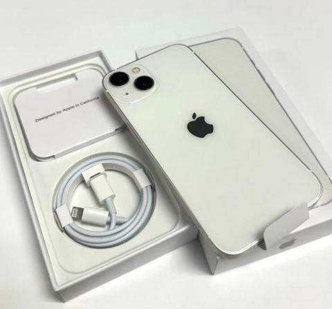Apple iPhone 13 256GB White Premium Condition With 100% Battery