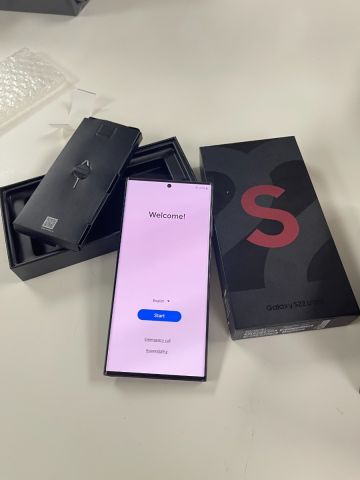 EX-Demo Samsung Galaxy S22 Ultra 5G 12GB RAM 512GB Snapdragon Chipset-Burgundy