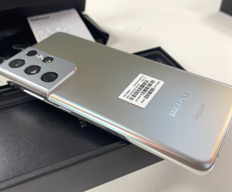 EX-Demo Samsung Galaxy S21 Ultra 5G 12GB RAM 128GB Snapdragon Chipset-Silver