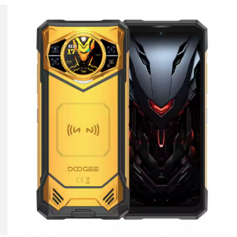 Doogee S200X 5G Dual SIM 12GB RAM 512GB Rear Display Rugged Phone Global Version-Golden Guardian