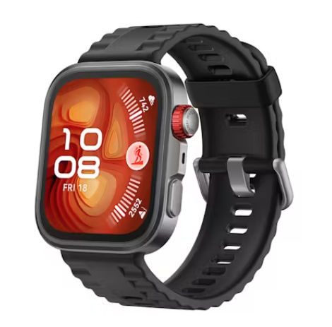 Huawei Watch Fit 4 Pro Smart Watch Black With Fluoroelastomer Strap