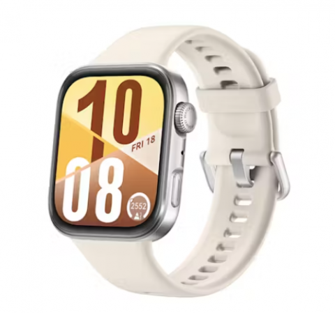 Huawei Watch Fit 4 Smartwatch Fluoroelastomer Strap-White