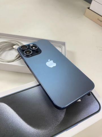 Apple iPhone 15 Pro 128GB-Blue Titanium Dual eSim Ex-Demo Premium Condition