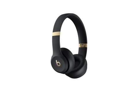 Beats Solo 4 Wireless Headphones Black and Gold
