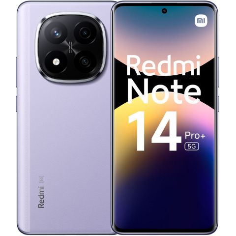 Xiaomi Redmi Note 14 Pro+ 5G 8GB RAM 256GB  Dual SIM + eSIM Global Version-Purple