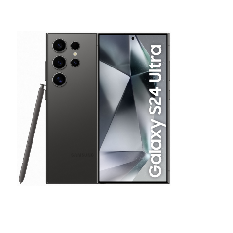 Samsung Galaxy S24 Ultra  5G 12GB RAM 512GB 2 SIMS Titanium Black-24-Month Warranty