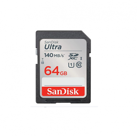 SanDisk Ultra SDXC 140MB/s SD Card Class 10 UHS-I 64GB