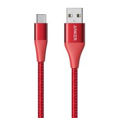 Anker PowerLine+ II 0.9m USB-C to USB-A 2.0 - Red